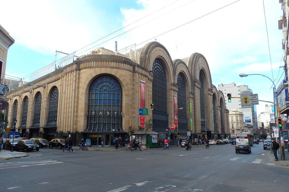 Art deco building of Abasto Shopping on Avenida Corrientes