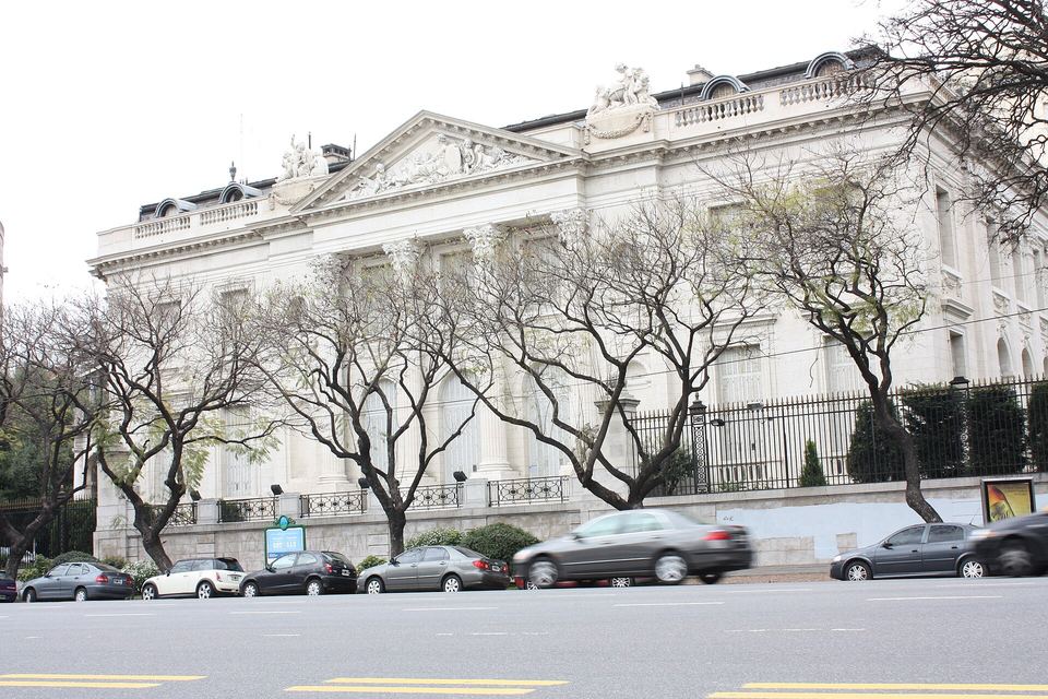 Facade of the Errázuriz Palace, home of the National Museum of Decorative Art