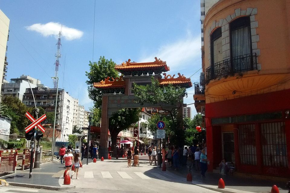 Entrance arch to Belgrano’s Chinatown