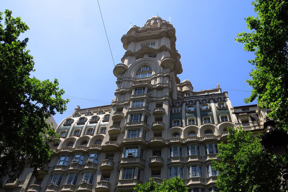 Tower of Palacio Barolo on Avenida de Mayo